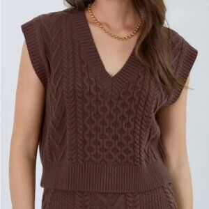 Aritzia Babaton Emporia Merino Wool Sweater Vest